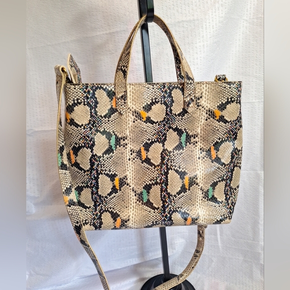 Madewell The Zip-Top TransportCrossbody: Snake Embossed bag - Picture 14 of 15